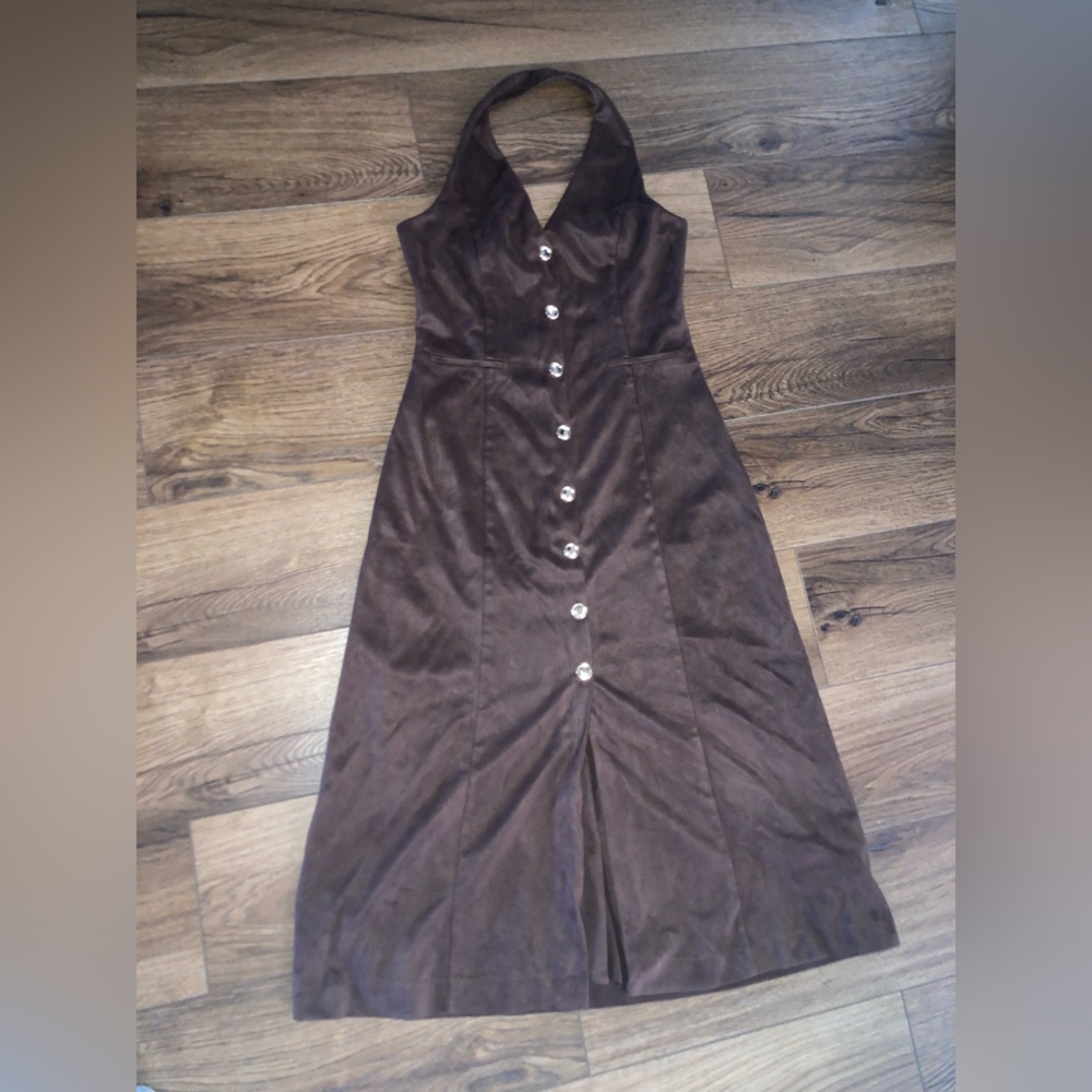 Endless rose women’s Brown Button western Dress size m